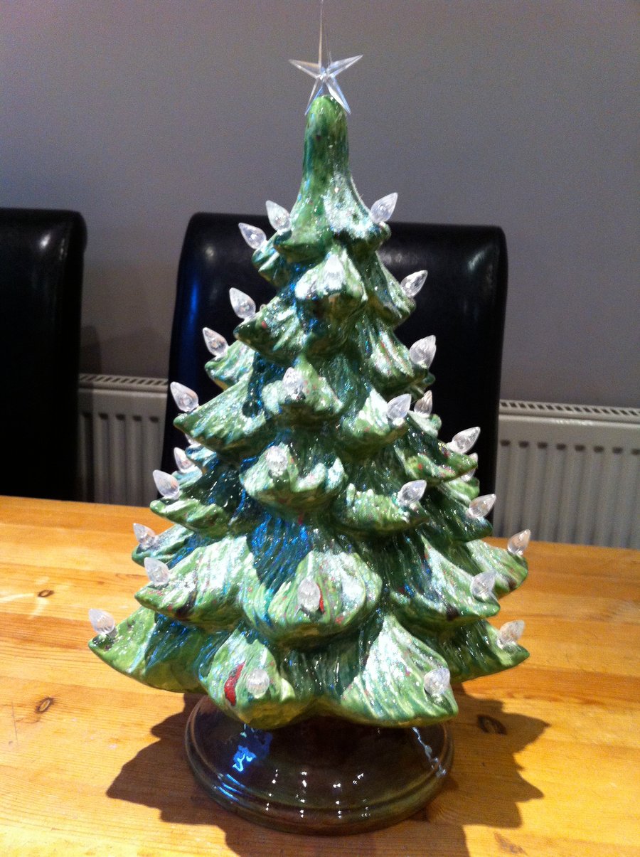 Ceramic light up Christmas Tree