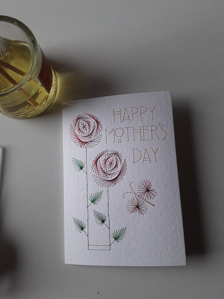 Retro style card for mother's day 