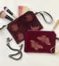 Chocolate Sun and Moon velvet zip-up pouch - Image 5