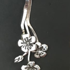 Cherry Blossom Silver Pendant