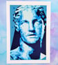 Fragmentation, Abstract Male Portrait Digital Print - Image 1