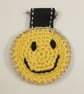 Crochet Smiley Medal Award on a Csrd - Image 2
