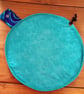 Paua Shell Lay Flat Makeup Bag - Drawstring Cosmetic Organiser - Image 4