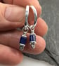 Reels  - silver and Lapis Lazuli earrings - Image 5