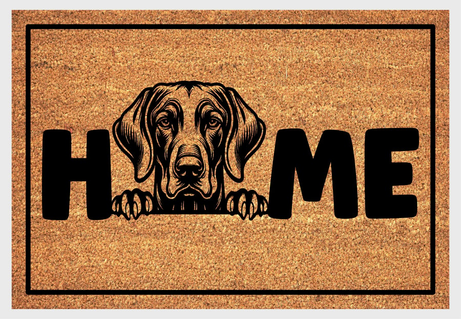 Weimaraner Dog Home Door Mat No.2 - Weimaraner Welcome Mat - 3 Sizes