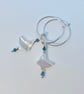 Mother Of Pearl Butterfly Earrings, Wedding Symbolism For Joy, Bridesmaid Gift - Image 6