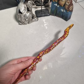 Pagan, Wiccan Druid ritual wand alter magic spell high priest serpent snake tool