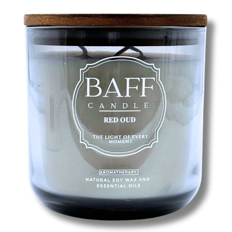 Red Oud Soy Wax Luxury Candle 