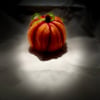 Orange Felted Pumpkin Decoration