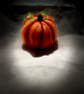 Orange Felted Pumpkin Decoration - Image 1