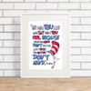 Dr.Seuss ‘Say’ Hand Pulled Limited Edition Screen Print