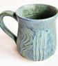 Blue Glazed Mug - Hand Thrown Stoneware Ceramic Mug  - Image 2