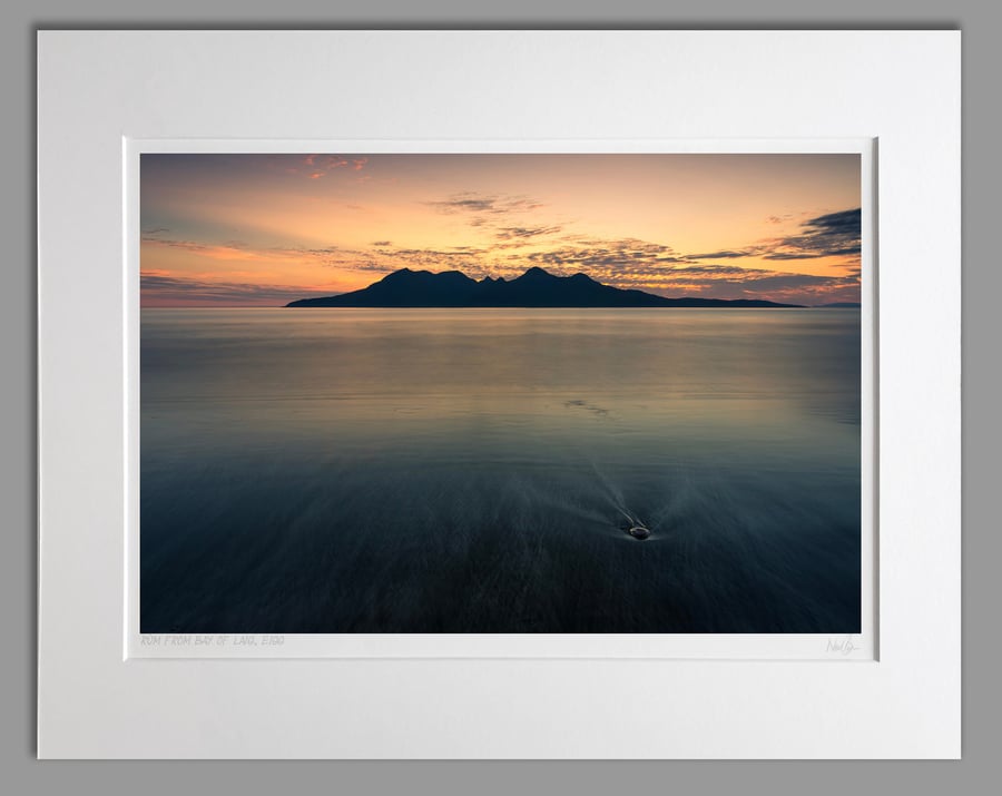 Rum from Isle of Eigg (Small Isles) Scotland - A3 (50x40cm) Unframed Print