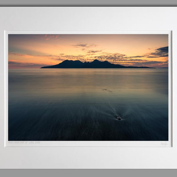 Rum from Isle of Eigg (Small Isles) Scotland - A3 (50x40cm) Unframed Print