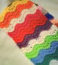 Child's Multi Coloured Scallop Patterned Scarf, Children's Scarf, Winter Warmer - Image 4