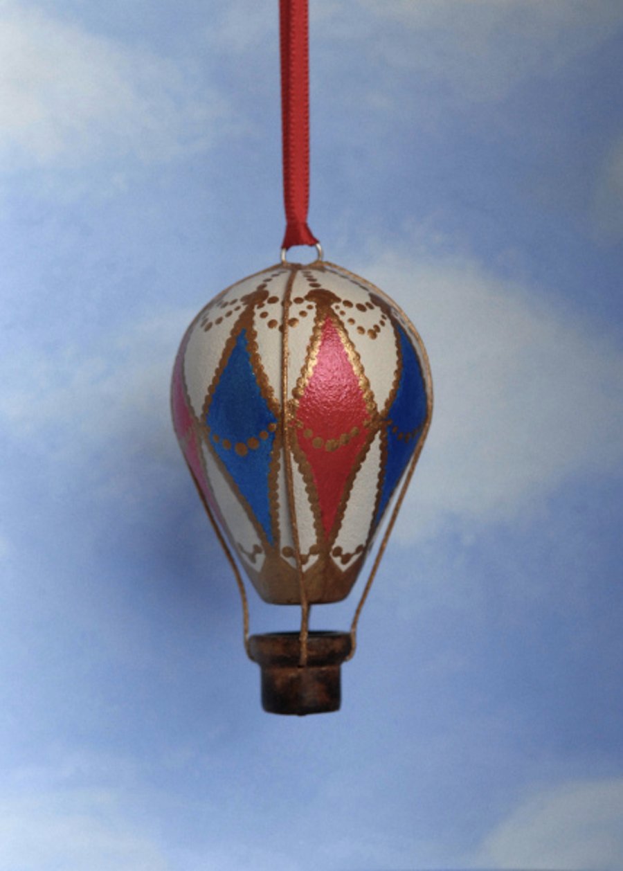 Hot Air Balloon Hanging Ornament