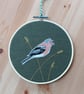 Chaffinch Embroidery Hoop Art - Image 5