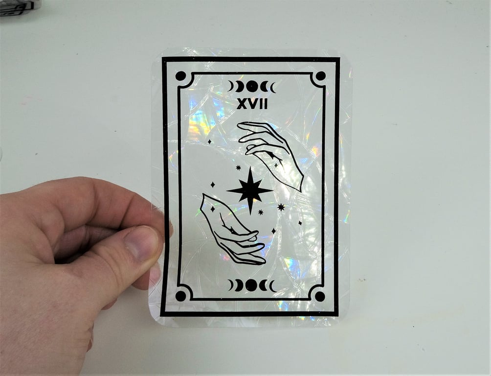 Set of 3 Tarot Window Clings