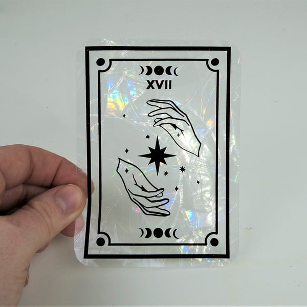 Set of 3 Tarot Window Clings