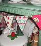Handcrafted Wooden Christmas Bunting made with Emma Bridgewater Design Xmas Gift - Image 5