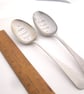 Pet Food Spoon, Personalised Vintage Dessertspoon for your Cat or Dog - Image 2