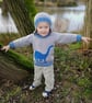 Dinosaur Child's Sweater and Hat - Brontosaurus - Digital Knitting Pattern - Image 6