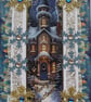 Hand Crafted Decoupage Chistmas Card - Merry Christmas (3404) Xmas Welcome Home