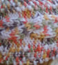 Hand Knitted Chunky Yarn Headband With Cable Pattern Multi Coloured (R517) - Image 4