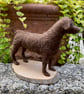 Dog model, brown needle felted dog, Chocolate Labrador - Image 7