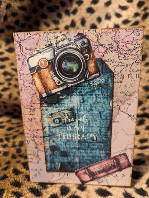 Travel is my Therapy Card