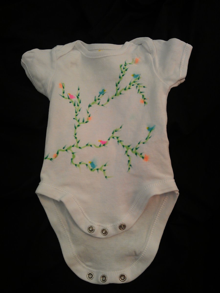 Birds and flowers vest