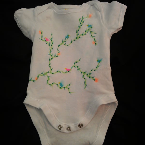 Birds and flowers vest