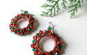 Beaded Hoop Earrings