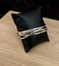 "Quintet" - Sterling Silver Russian Bangle - Made to any size - 5 Wire  - Image 2