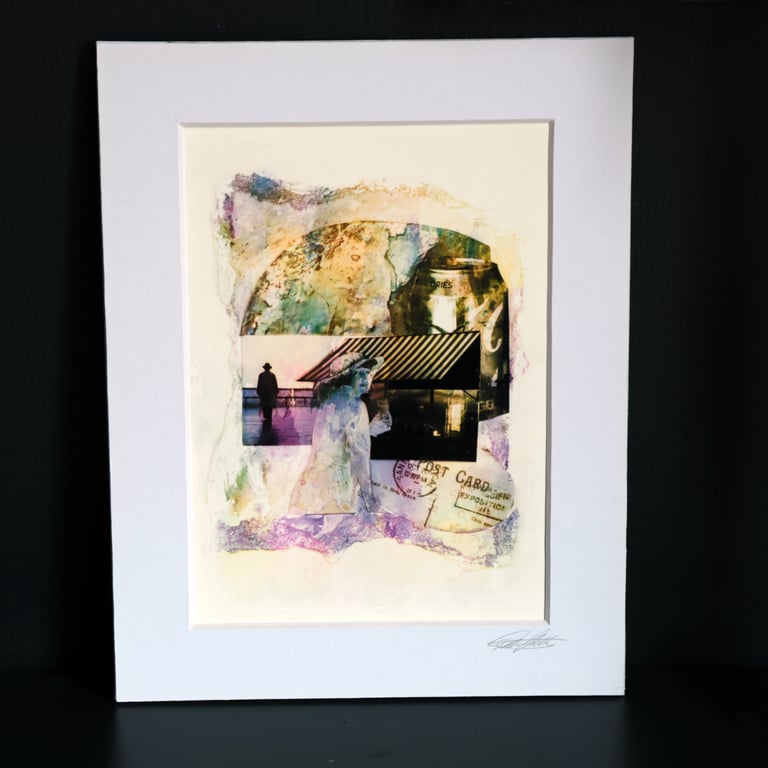 Mixed Media Collage, Archival Print of Original Art Work
