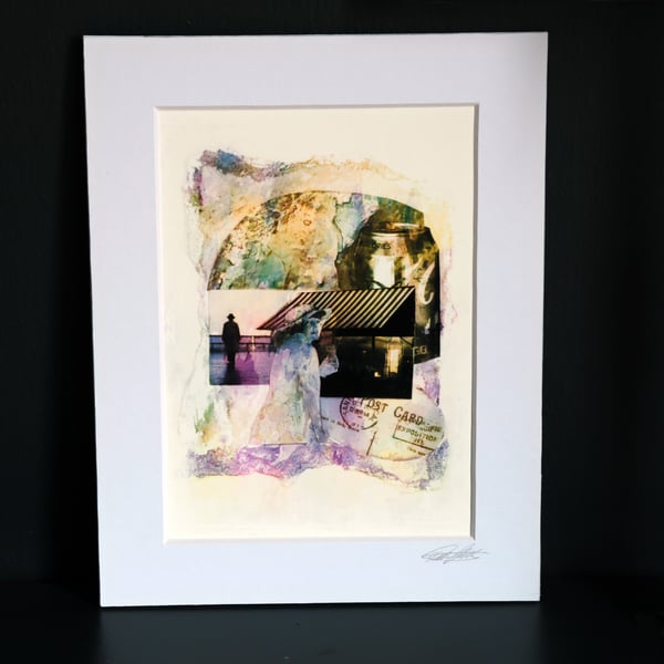 Mixed Media Collage, Archival Print of Original Art Work