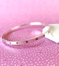 Silver Star Personalised Bangle - Image 1