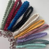 Handmade Macrame Wristlet Keychains