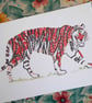 Tiger A5 Greetings Card - Image 1