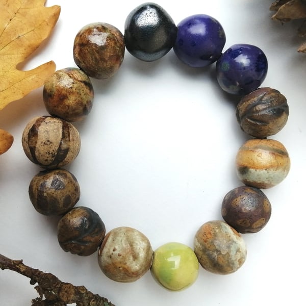 Ceramic Bead Bracelet   1 of 9