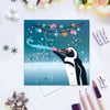 Jackass Penguin Christmas Card