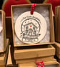 Illustrated Ceramic Circle Our First Christmas in Our New Home 2025 Decoration  - Image 8