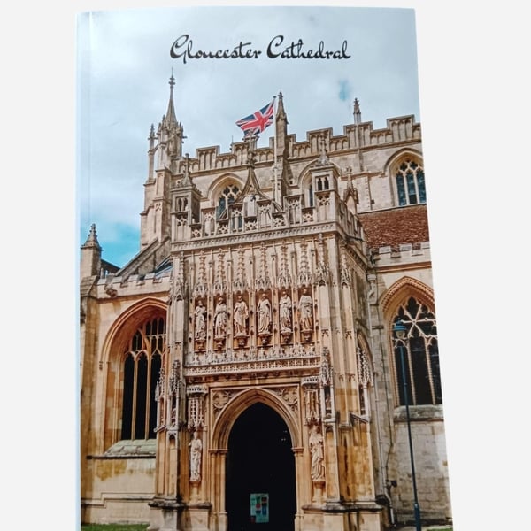 Gloucester Cathedral VE Day Photography printed 120 lines notebook 