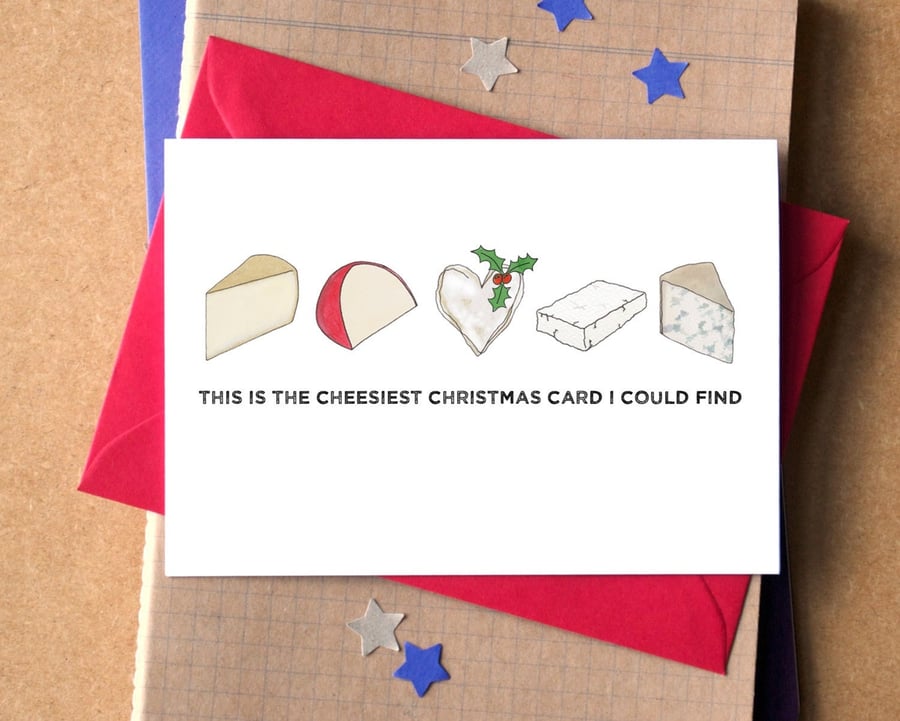 Cheesy Christmas Funny Card