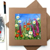 Original Art - Greetings Card "Cottage Garden"  (Ref no. 157)