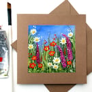 Original Art - Greetings Card "Cottage Garden"  (Ref no. 157)