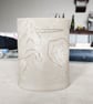 Lion and Unicorn Ceramic Pot - Hand Built from Earthenware Clay - Image 9