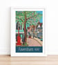 Faversham Kent travel poster print by Susie West - Image 1