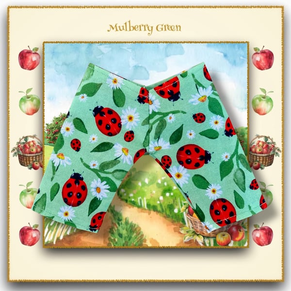 Ladybird Print Cropped Trousers