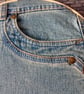 Handmade Denim Pocket Wall Hanging - Medium - Image 7